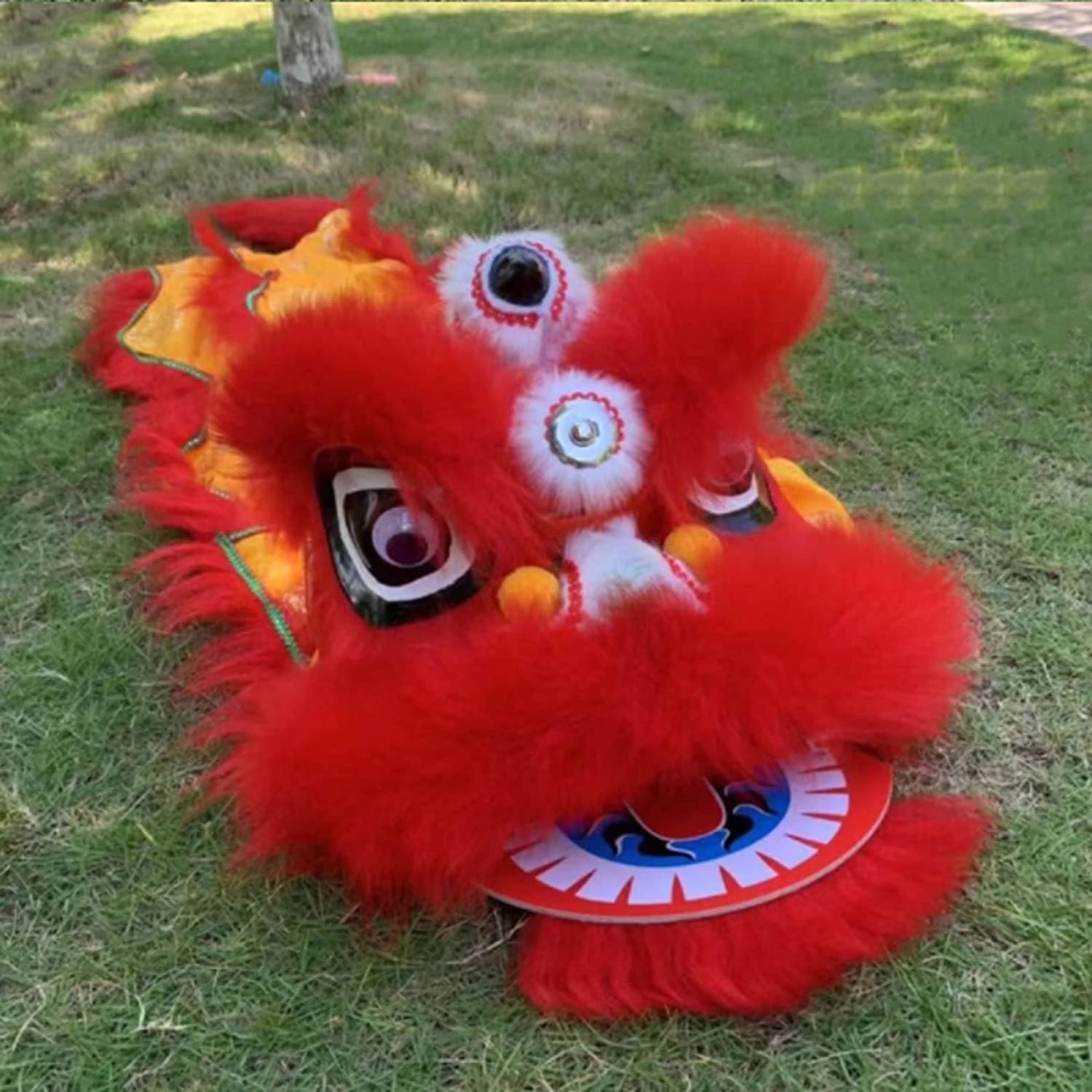 Amazon.co.jp: 中国獅子舞 9インチ 獅子舞コスチューム 伝統的な